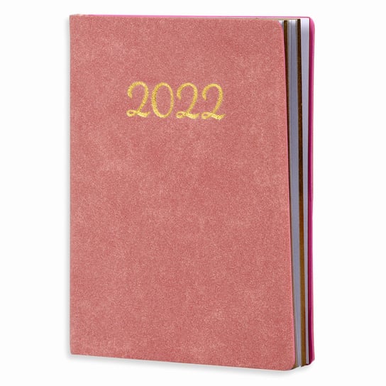 Kalendarz tygodniowy książkowy 2022, różowy Empik