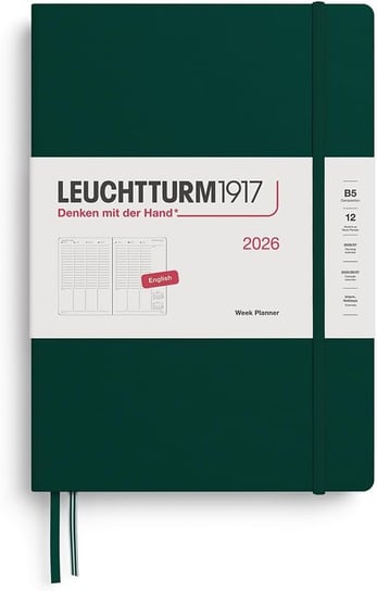 Leuchtturm1917 B5 Composition Notitieboek met zachte kaft blanco Navy