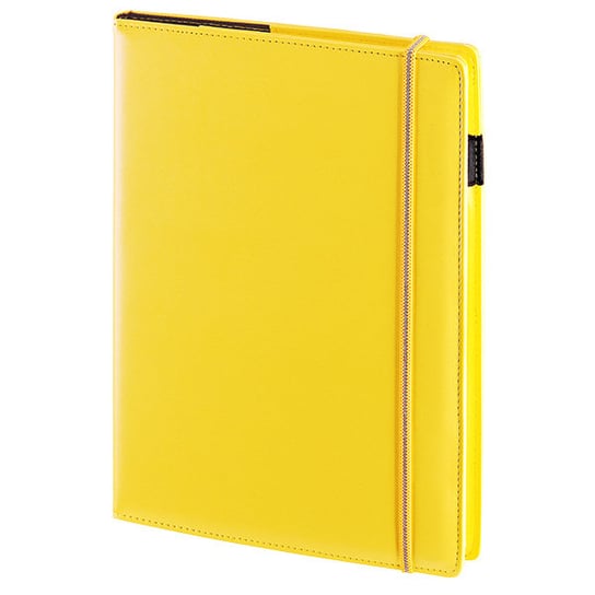 Kalendarz tygodniowy żółty A4 z wymiennym wkładem zapięcie na gumkę 36B Inna marka