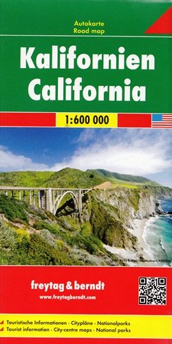 Kalifornia. Mapa 1:600 000 Opracowanie zbiorowe