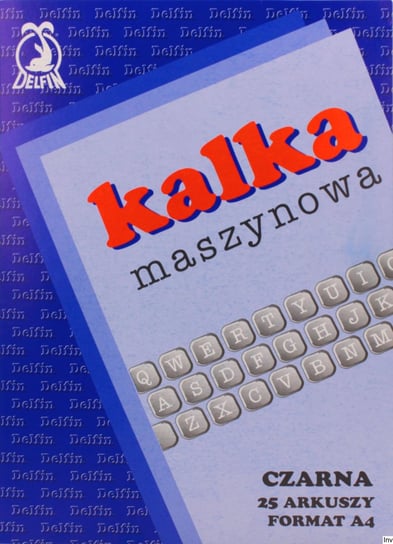 Kalka Maszyn.A-4 25 Ark Delfin Delfin