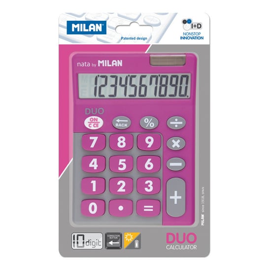 Kalkulator 10 Poz. Touch Duo Róż Milan