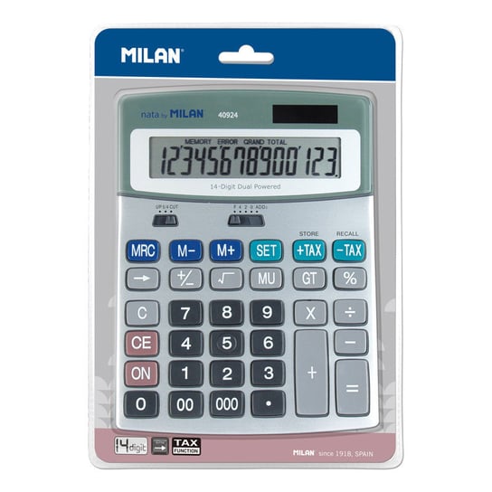 Kalkulator 14 Pozycji, Funkcja Tax  Na Milan