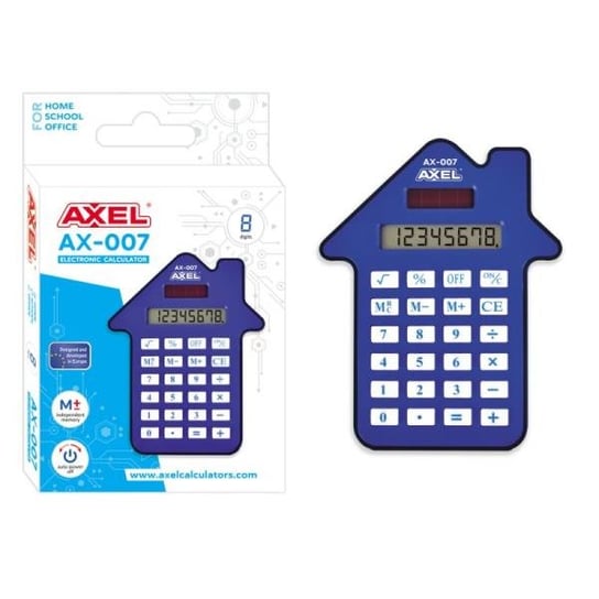 Kalkulator AXEL AX-007 niebieski STARPAK 457669 Axel
