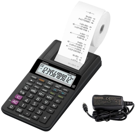 Kalkulator biurkowy z drukarką CASIO HR 8RCE + zasilacz Casio