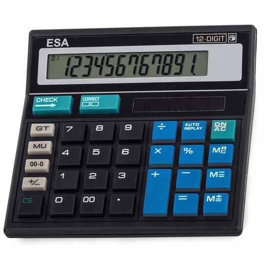 Kalkulator Biurowy 10 Cyfr Szkolny Duży Wygodny VERK GROUP