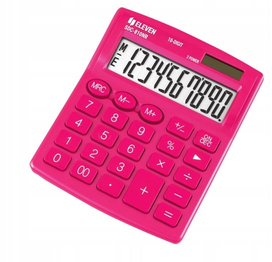 Kalkulator biurowy 10-cyfrowy Eleven Różowy Inny producent