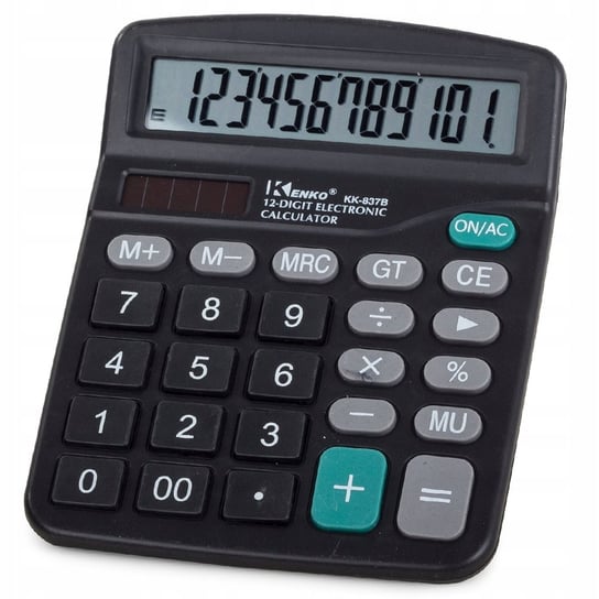 Kalkulator Biurowy 12 Cyfr Szkolny Procent Duży VERK GROUP