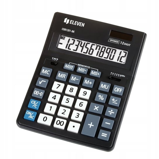 Kalkulator biurowy 12-cyfrowy Eleven CDB1201-BK Inny producent