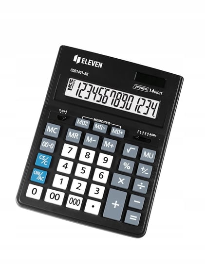 Kalkulator biurowy 14-cyfrowy Eleven CDB1401-BK Inny producent
