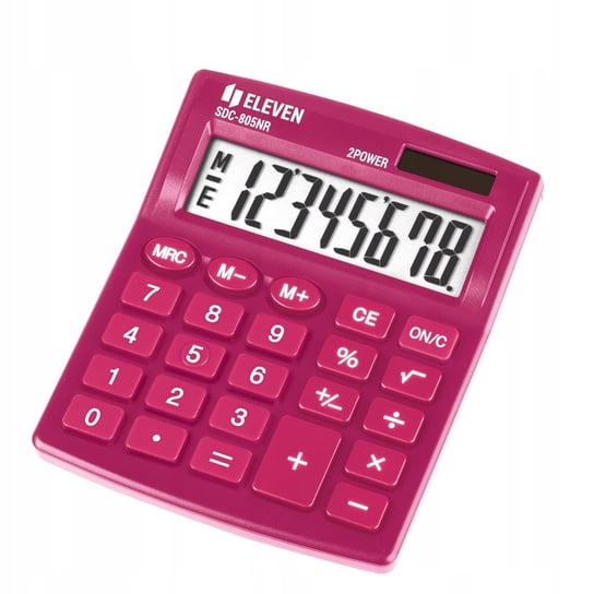 Kalkulator biurowy 8-cyfrowy Eleven Różowy Inny producent