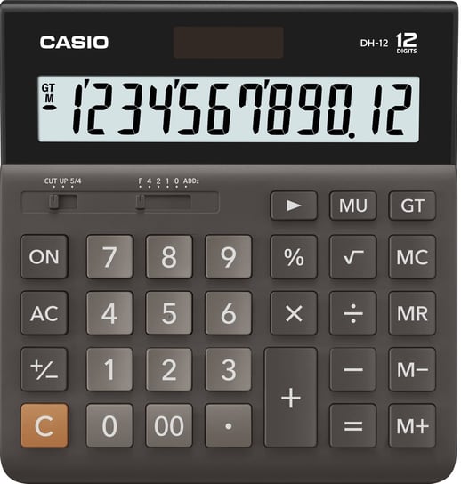 Kalkulator biurowy, Casio DH-12BK-S Casio