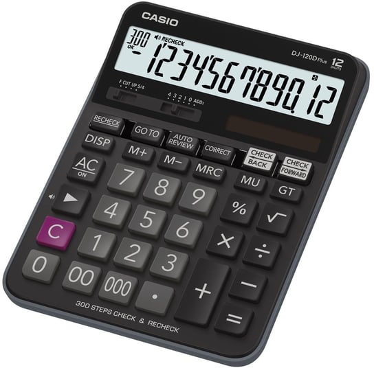 Kalkulator biurowy, Casio DJ-120DPLUS Casio