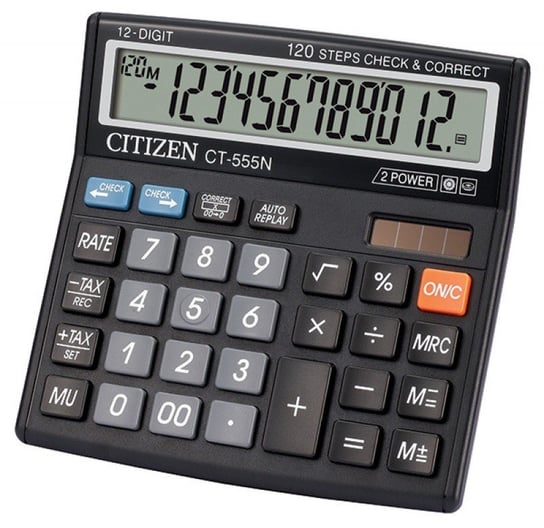 Kalkulator biurowy Citizen CT-555N, czarny Citizen