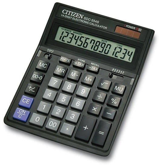 Kalkulator biurowy Citizen SDC-554S, czarny Citizen