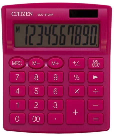 Kalkulator biurowy Citizen, SDC-810NRPKE, różowy Citizen