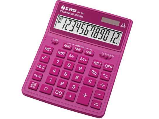 Kalkulator biurowy Eleven SDC-444XR-PKE różowy ELEVEN
