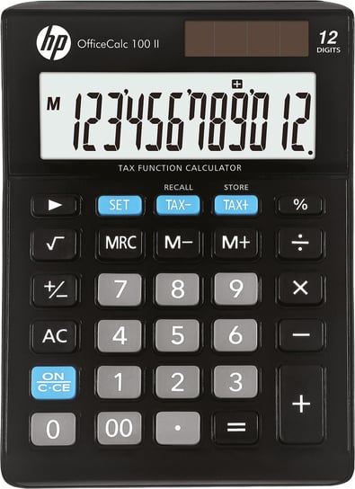Kalkulator biurowy HP-OC 100 II/INT BX, 12 cyfr, 147x103x28mm, Czarny HP