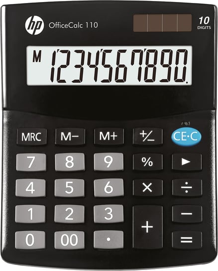 Kalkulator biurowy HP-OC 110/INT BX, 10 cyfr, 125x101x33mm, Czarny HP