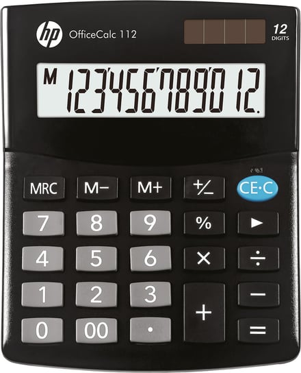 Kalkulator biurowy HP-OC 112/INT BX, 12 cyfr, 125x101x33mm, Czarny HP