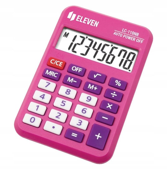 Kalkulator biurowy kieszonkowy 8-cyfrowy Różowy Inny producent