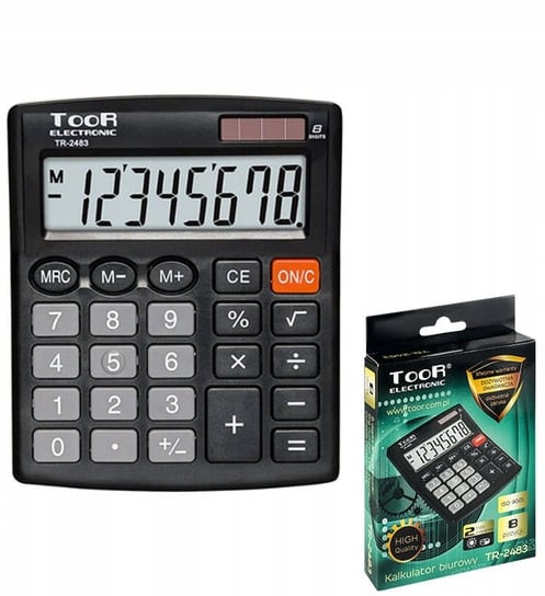Kalkulator Biurowy Toor Tr-2483 8-Pozycji Grand Grand