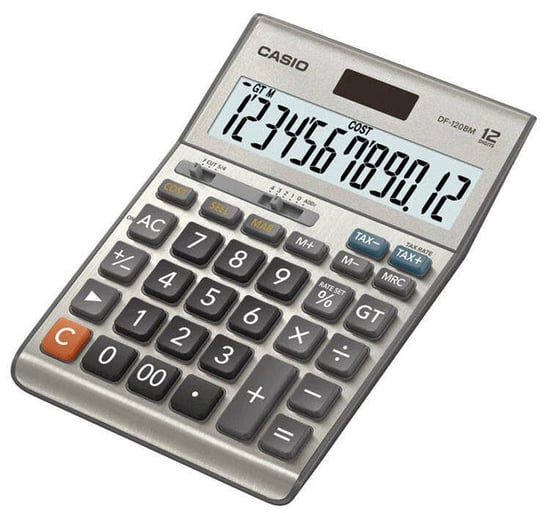 Kalkulator Casio DF-120BM 12-pozycyjny CASIO - kalkulatory
