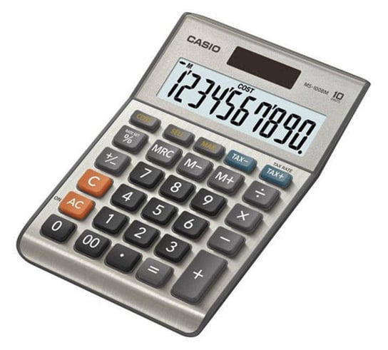 Kalkulator Casio MS-100BM 10-pozycyjny CASIO - kalkulatory