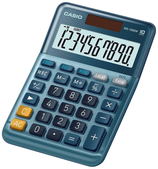 Kalkulator Casio MS-100EM 10-pozycyjny CASIO - kalkulatory