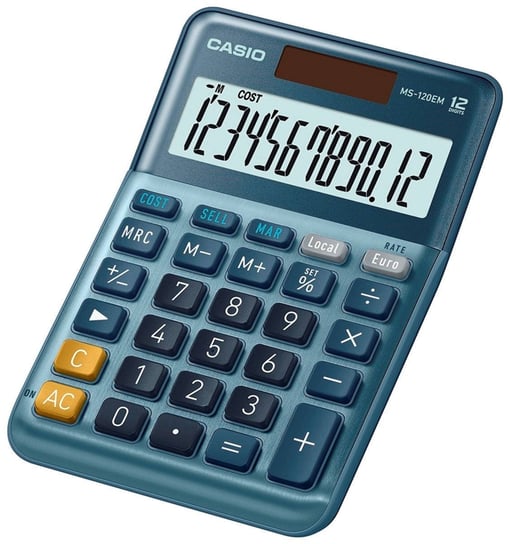 Kalkulator Casio MS-120EM 12-pozycyjny CASIO - kalkulatory