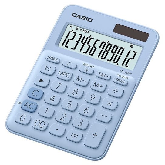Kalkulator Casio MS-20UC-LB TAX Obliczenia Czasowe CASIO - kalkulatory