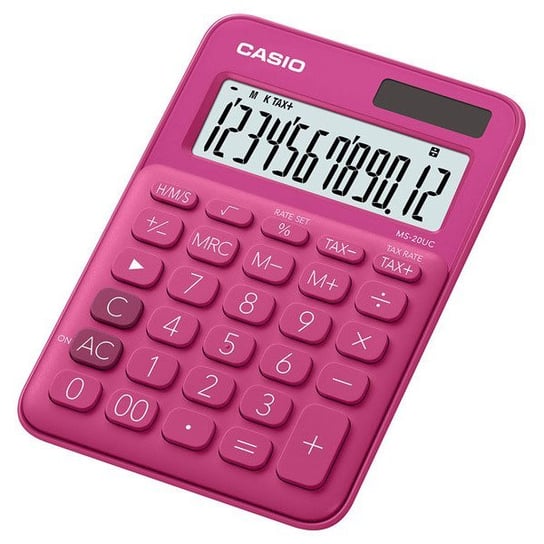 Kalkulator Casio MS-20UC-RD TAX Obliczenia Czasowe CASIO - kalkulatory