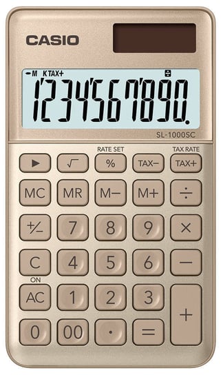 Kalkulator Casio SL-1000SC GD Stylish Series CASIO - kalkulatory
