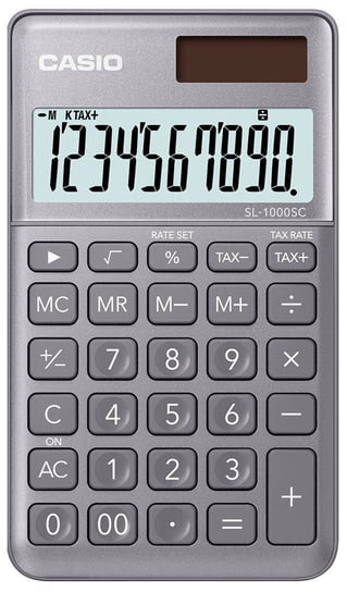 Kalkulator Casio SL-1000SC GY Stylish Series CASIO - kalkulatory