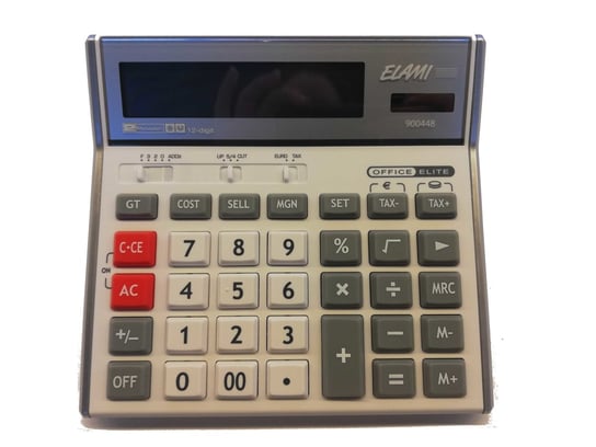 Kalkulator Elami 900448 13Cyfr 18X16Cm 3Z 3Z