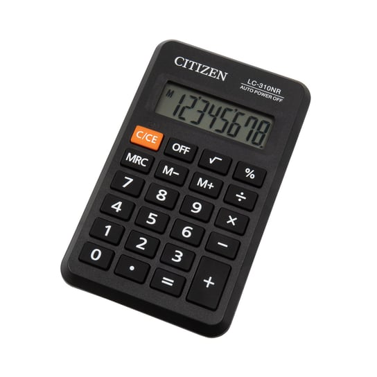 Kalkulator kieszonkowy Citizen LC310NR, czarny Citizen