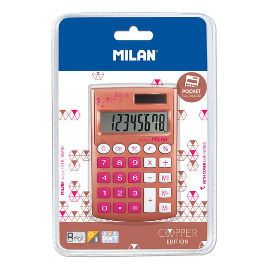Kalkulator Kieszonkowy Copper Róż Milan