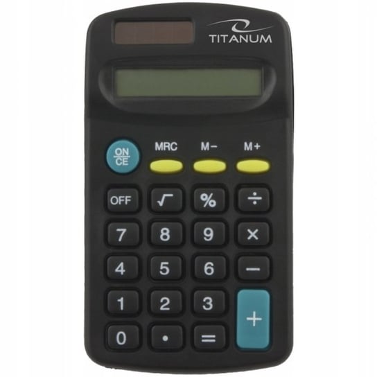 Kalkulator kieszonkowy Titanum, czarny Titanum