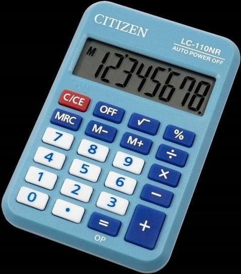 Kalkulator LC-110NR-BL niebieski Citizen