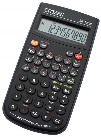 Kalkulator naukowy Citizen SR-135N, czarny Citizen
