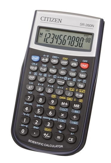 Kalkulator naukowy Citizen SR-260N, czarny Citizen