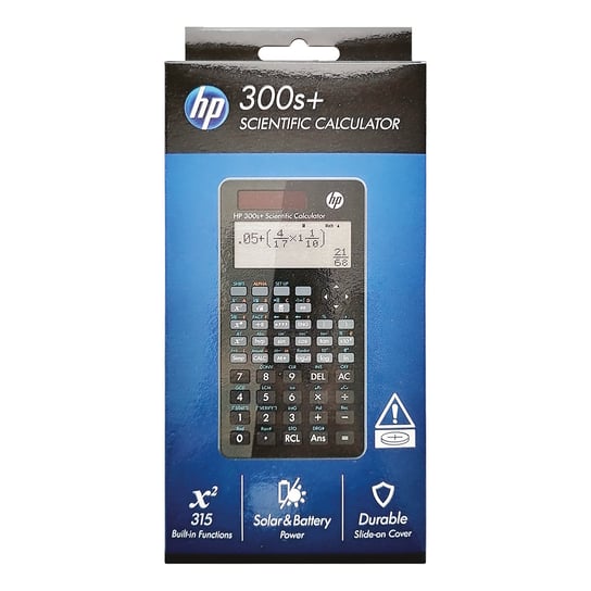 Kalkulator naukowy HP-300SPLUS/INT BX, 315 funkcji, 155x84x20mm, Czarny HP