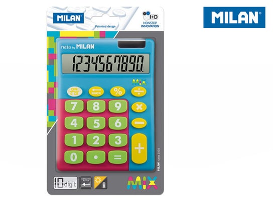 Kalkulator Touch, niebieski Milan