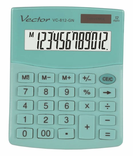 Kalkulator Vector VC-812 GN biurowy Vector