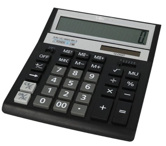 Kalkulator Vector VC-888X BK biurowy Vector