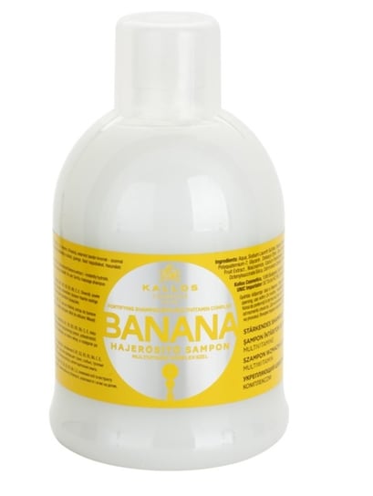 Kallos, Banana, szampon wzmacniający włosy z kompleksem multiwitamin, 1000 ml Kallos