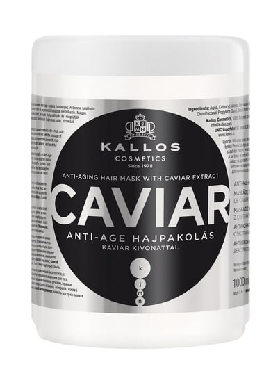 Kallos, Caviar, maska rewitalizująca do włosów, 1000 ml Kallos