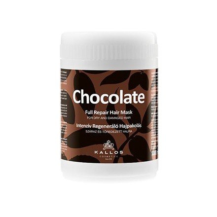 Kallos, Chocolate, maska regenerująca czekoladowa, 1000 ml Kallos