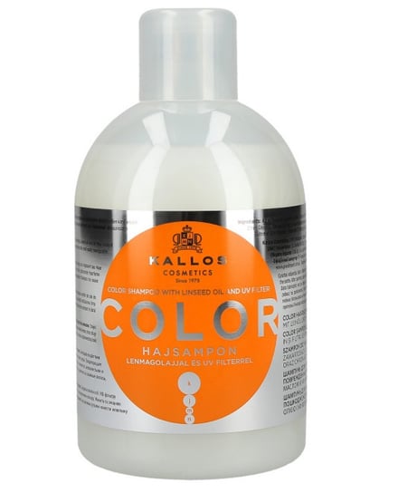 Kallos, KJMN Color, szampon do włosów farbowanych, 1000 ml Kallos