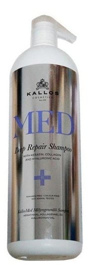 Kallos, Med, szampon z keratyną, kolagenem i kwasem hialuronowym, 1000 ml Kallos